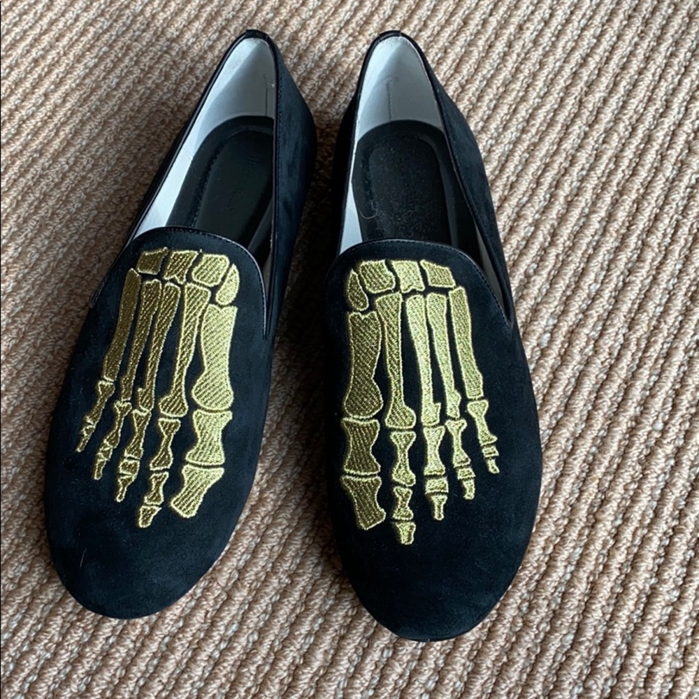 Mara & Mine Black Skeleton Shoes